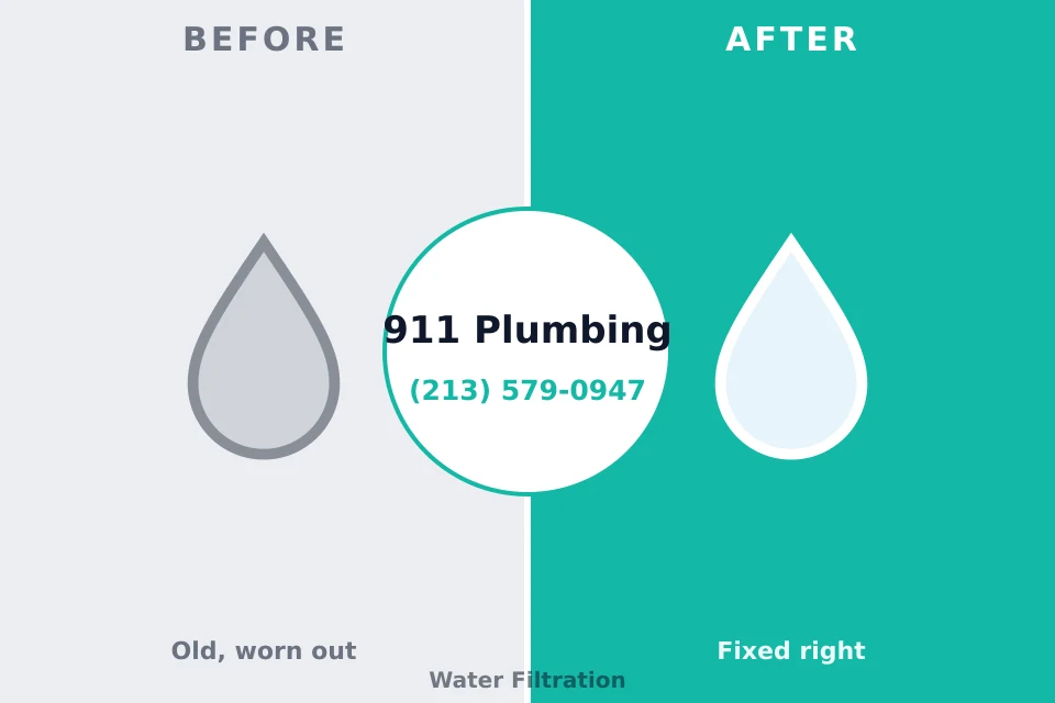Before and after: plumbing company Orlando, FL
